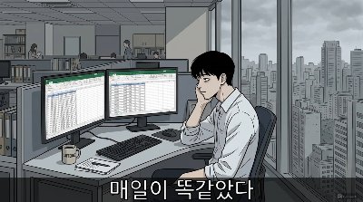 신입사원이 이어폰 한쪽을 건넸는데 가사가 심상치 않았다