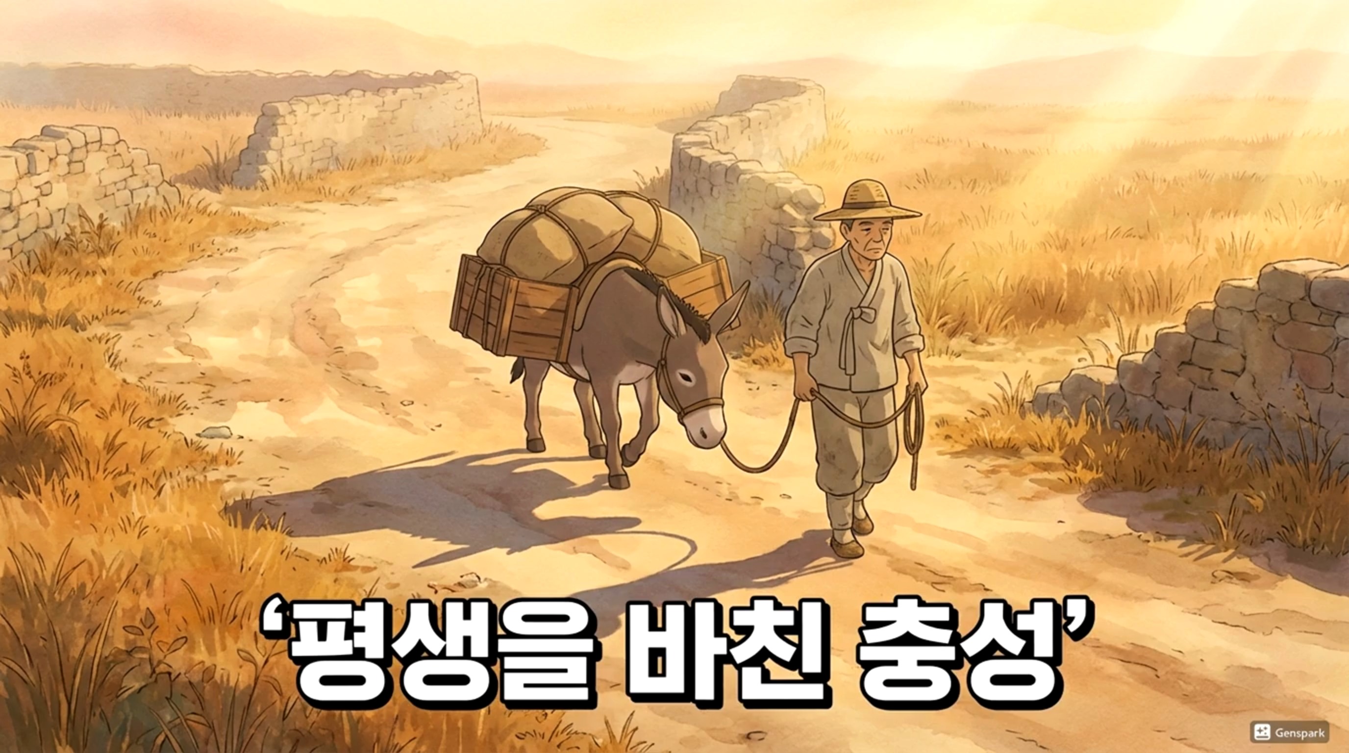 쓸모없다는 말에 밧줄 끊은 당나귀의 마지막 선택