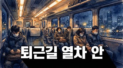 기관사가 퇴근길 승객들에게 전한 한마디에 열차 안이 눈물바다가 됐습니다