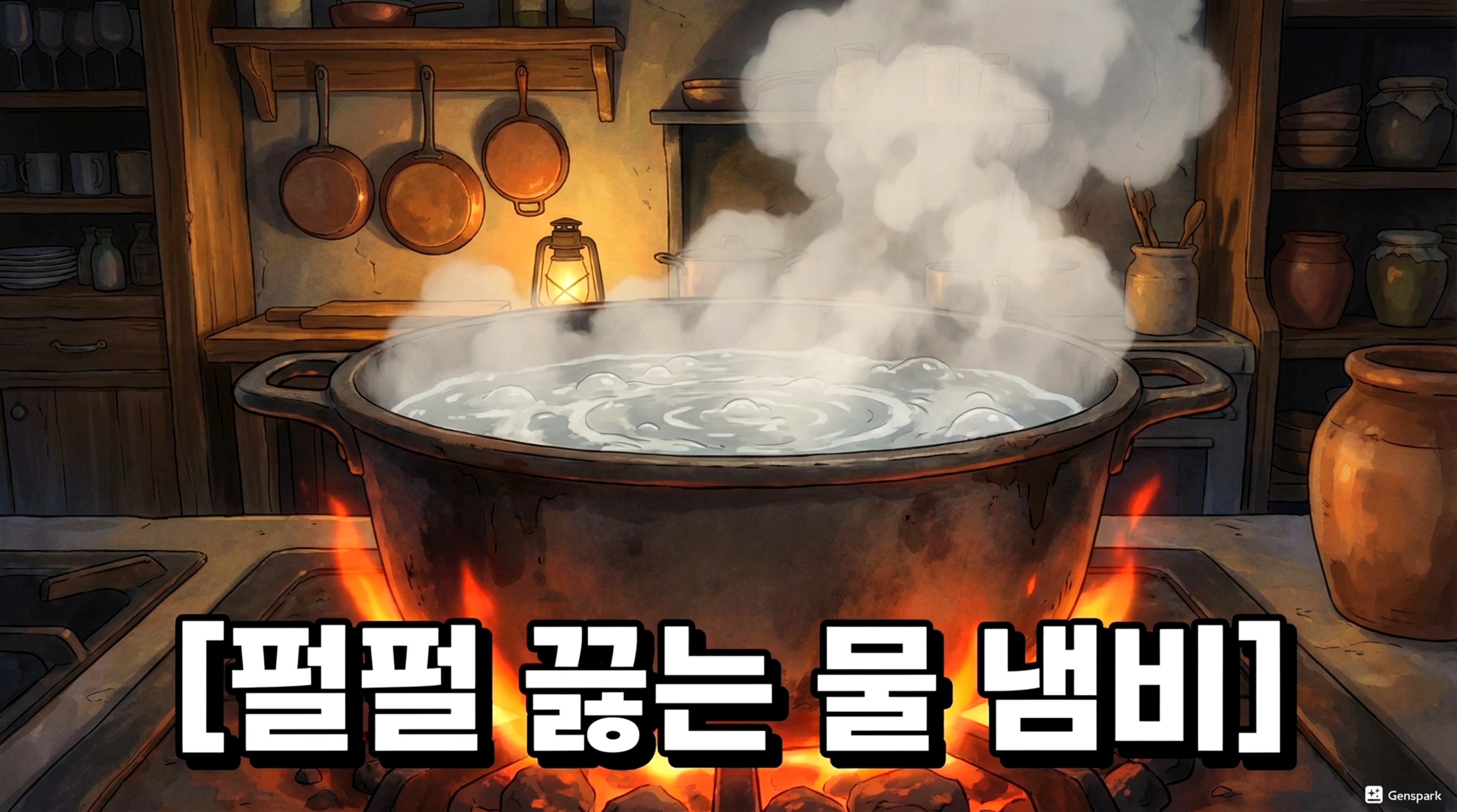 끓는 물 속 개구리가 웃고 있었다 당신도 지금 똑같다
